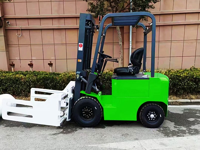 Customized electric forklift with clamp will be sent to client soon