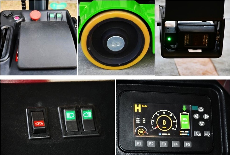 Details of Seated Type Electric Battery Powered Reach Truck