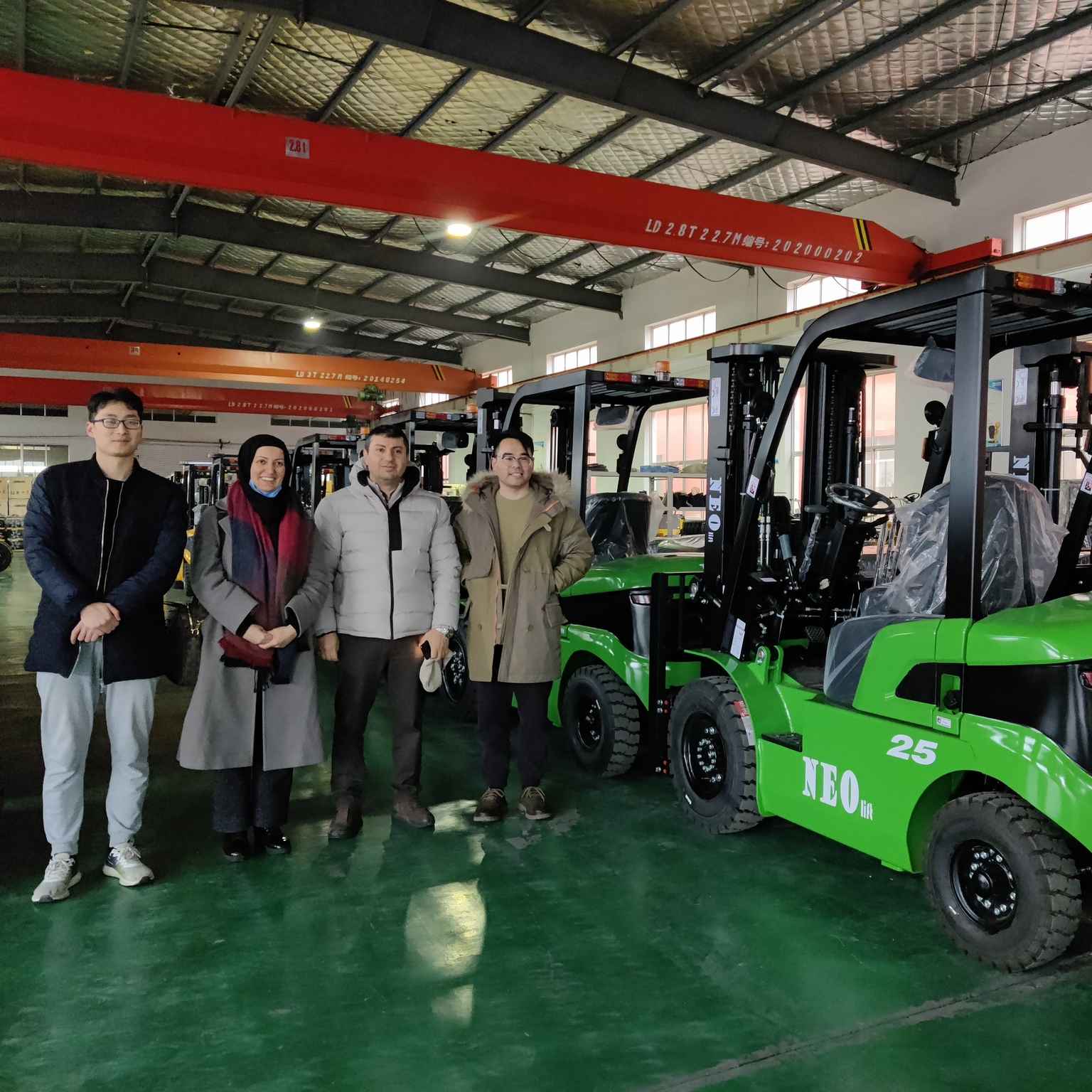 Factory tour for Turkish customers